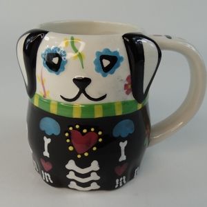 Tag Coffee Mug Dog Puppy Long Ears Black